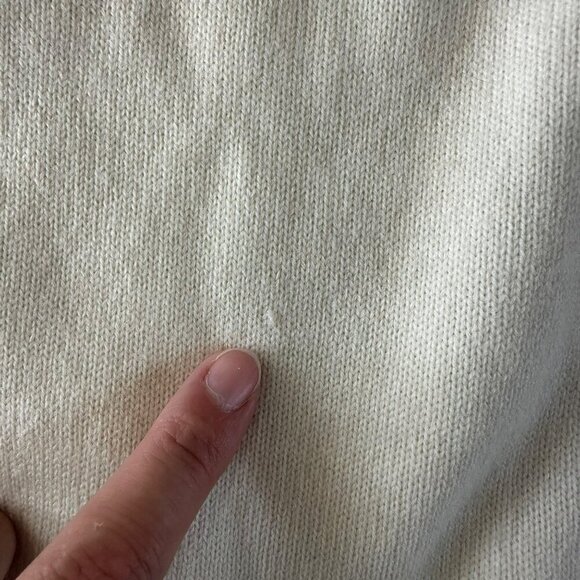 Rafaella Petites Cream Sweater - Wool & Acrylic - S - Warm & Cozy Chic - Picture 7 of 8